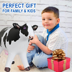 Jet Creations cow inflatable pool party decor adds festive outdoor ambiance.