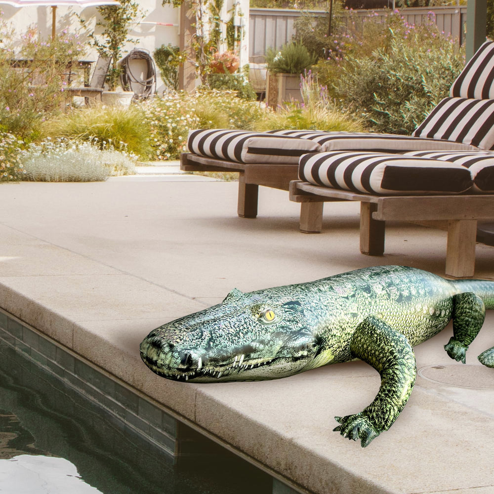 Jet Creations holiday decor alligator giant for seasonal displays