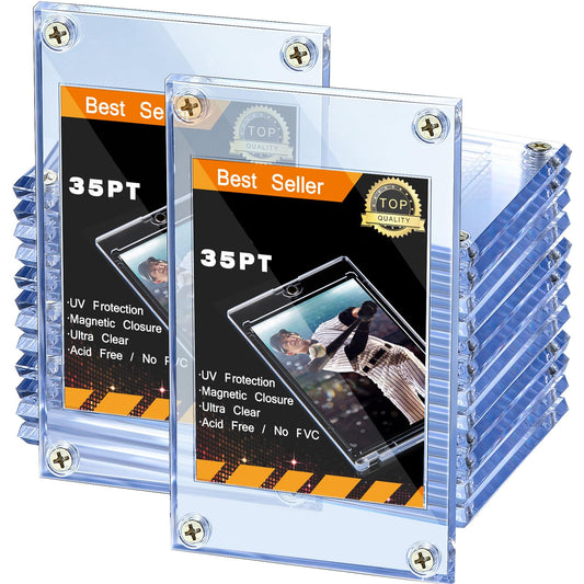 Jetec screw card holder base view protecting trading cards