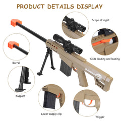 JETFLIP ABS plastic toy blaster is durable and kid-friendly for hours of play.