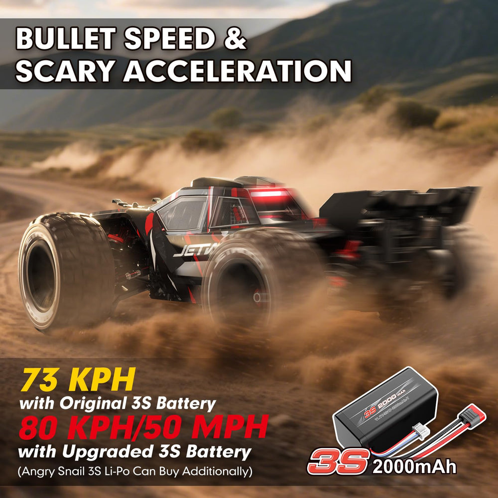 Jetwood JC14EP 4WD chassis shows rugged durability for off-road adventures.