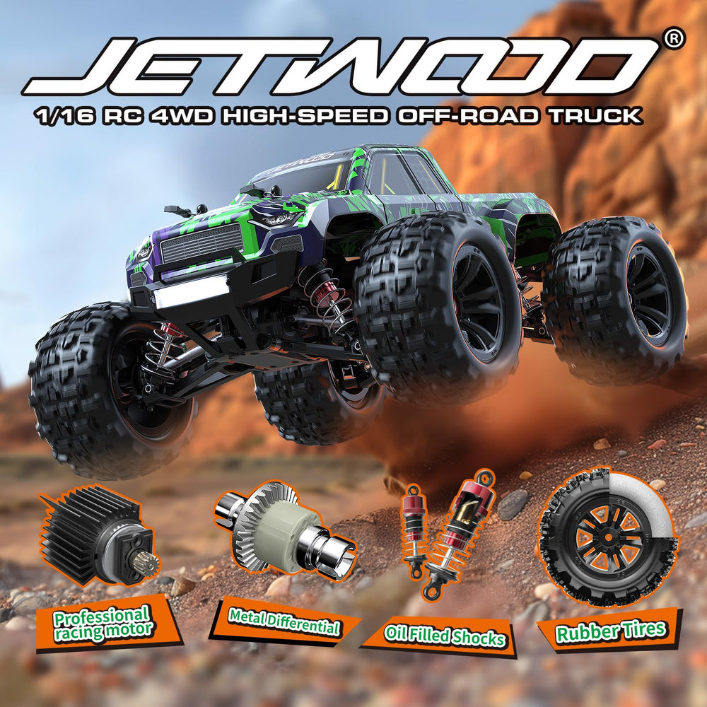 Jetwood JC16W side action highlights four-wheel drive performance