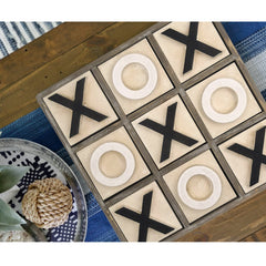 JEVERGN easy-to-clean wood surface resists wear during gatherings.