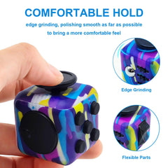 Jevuoyee fidget cube rotate action promotes dexterity and concentration