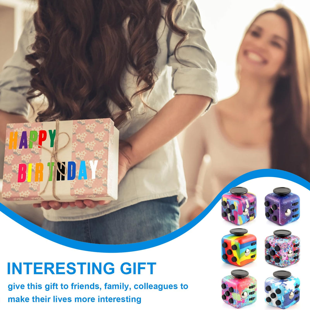 Jevuoyee infinity cube compact tactile toy for endless focus