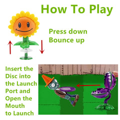 JHESAO PVZ Peashooter toy encourages quick aims and collectible display.