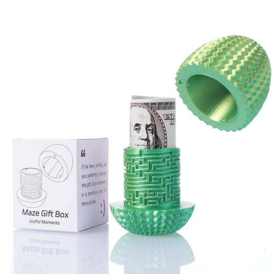 JHBEEY Easter Egg Maze Box open to reveal hidden compartments for gifting