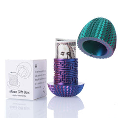 JHBEEY egg maze box close-up highlighting intricate craftsmanship and puzzle intrigue