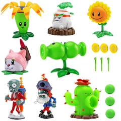 JHESAO Catapult Sunflower figure for imaginative play and PVZ display.