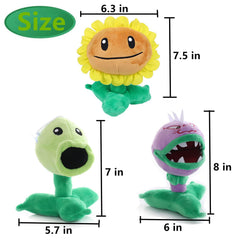JHESAO PVZ Plush set of three for collectors.