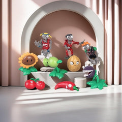 JHESAO PVZ zombie figurine perfect gift for collectors and fans.