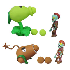 JHESAO PVZ Green Peashooter toy for imaginative play and collectible display