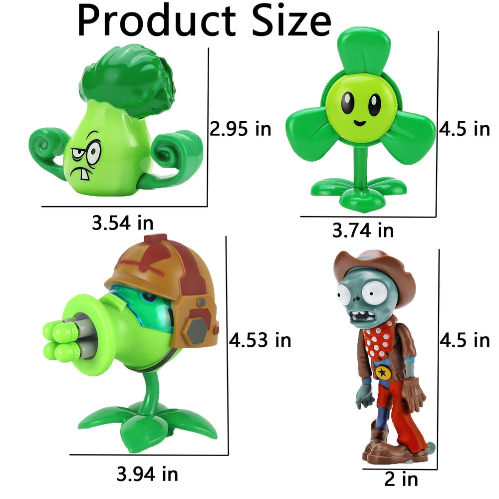 JHESAO Bonk Choy figure with detailed coloring for vivid PVZ battles