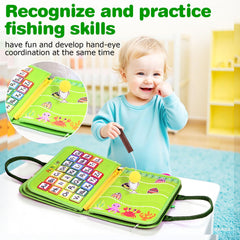 JHkim Busy Board alphabet page supports early literacy while busy