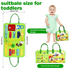 JHkim Busy Board high-quality felt construction endures toddler play