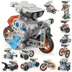 Jiakora 12-in-1 STEM robot kit assembly for hands-on learning