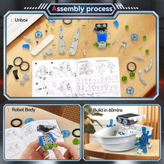 Jiakora creative robot design from scratch encourages engineering play