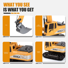 Jiakora detailed scale-model excavator highlighting craftsmanship