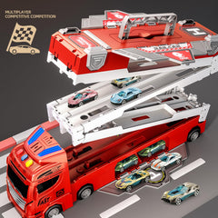 Jiakora race launcher activates, sending cars onto the track for competition