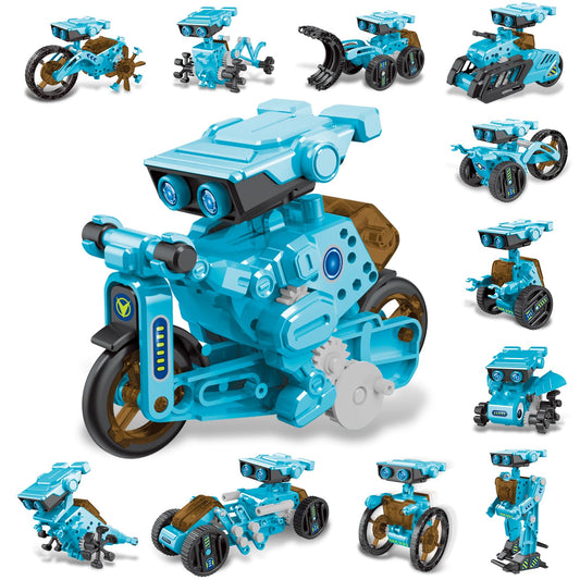 Jiakora 12-in-1 robot kit assembly scene promotes hands-on learning