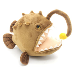 JIANEEXSQ angler fish plush 11-inch for cuddles and imaginative play.