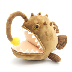 JIANEEXSQ closeup of the soft-textured angler fish plush.