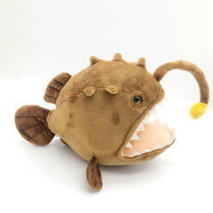 JIANEEXSQ collectible angler fish plush for animal fans.