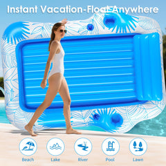 JIANYHW drink snack trays keep refreshments within reach while you float.