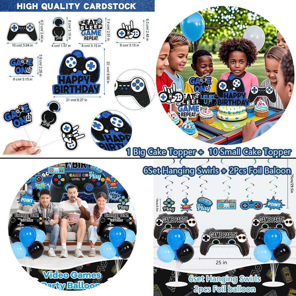 JiaYJinX cake toppers set provides durable cake accents for celebrations