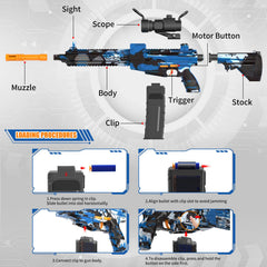 JIFTOK adjustable magnification sight improves aiming accuracy.