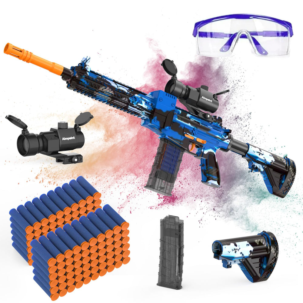 JIFTOK automatic foam blaster scope for precise backyard action.