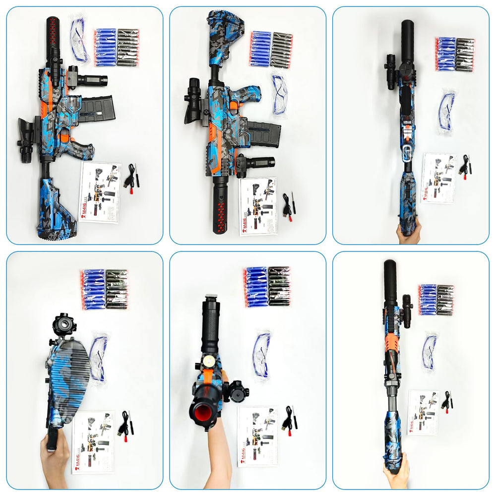 JIFTOK complete foam blaster kit ready for outdoor shooting games