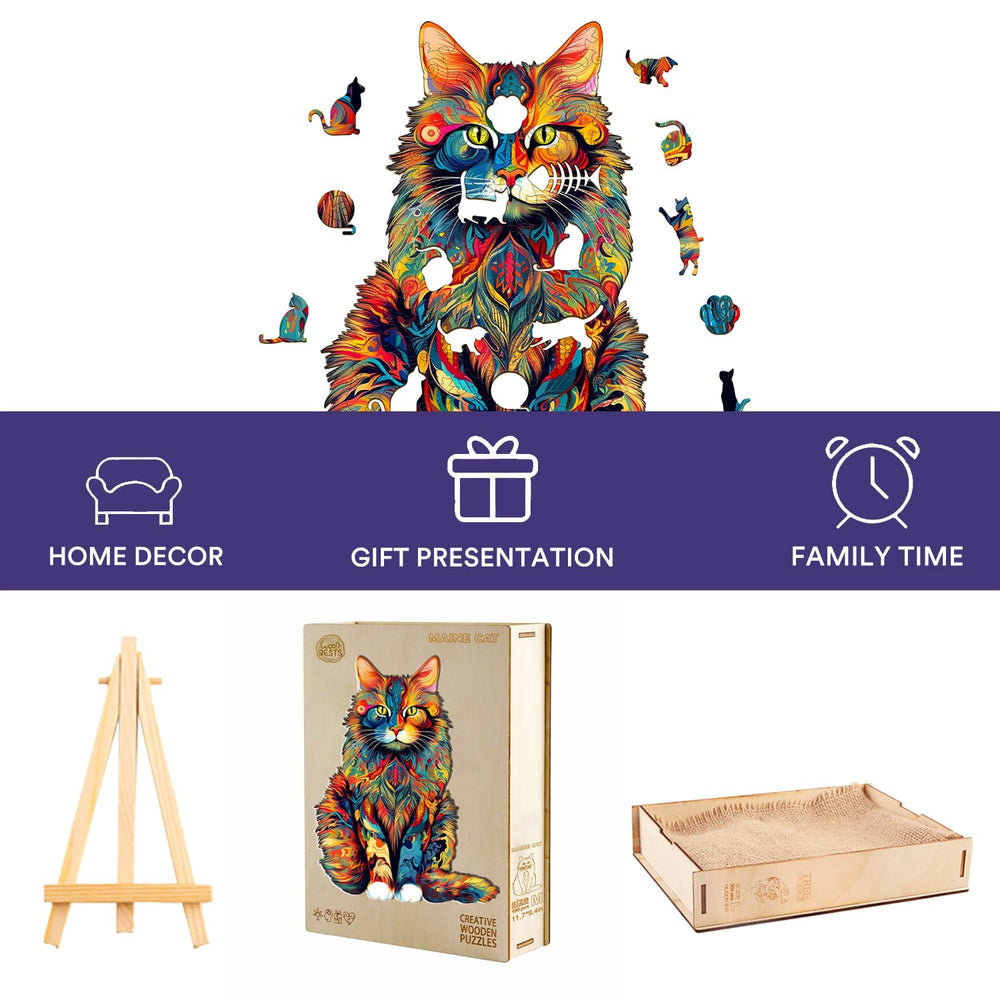 Jigfoxy puzzle complete display piece adds rustic charm to rooms