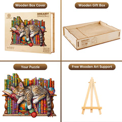 Jigfoxy wooden elephant puzzle outline offers engaging task and natural texture.