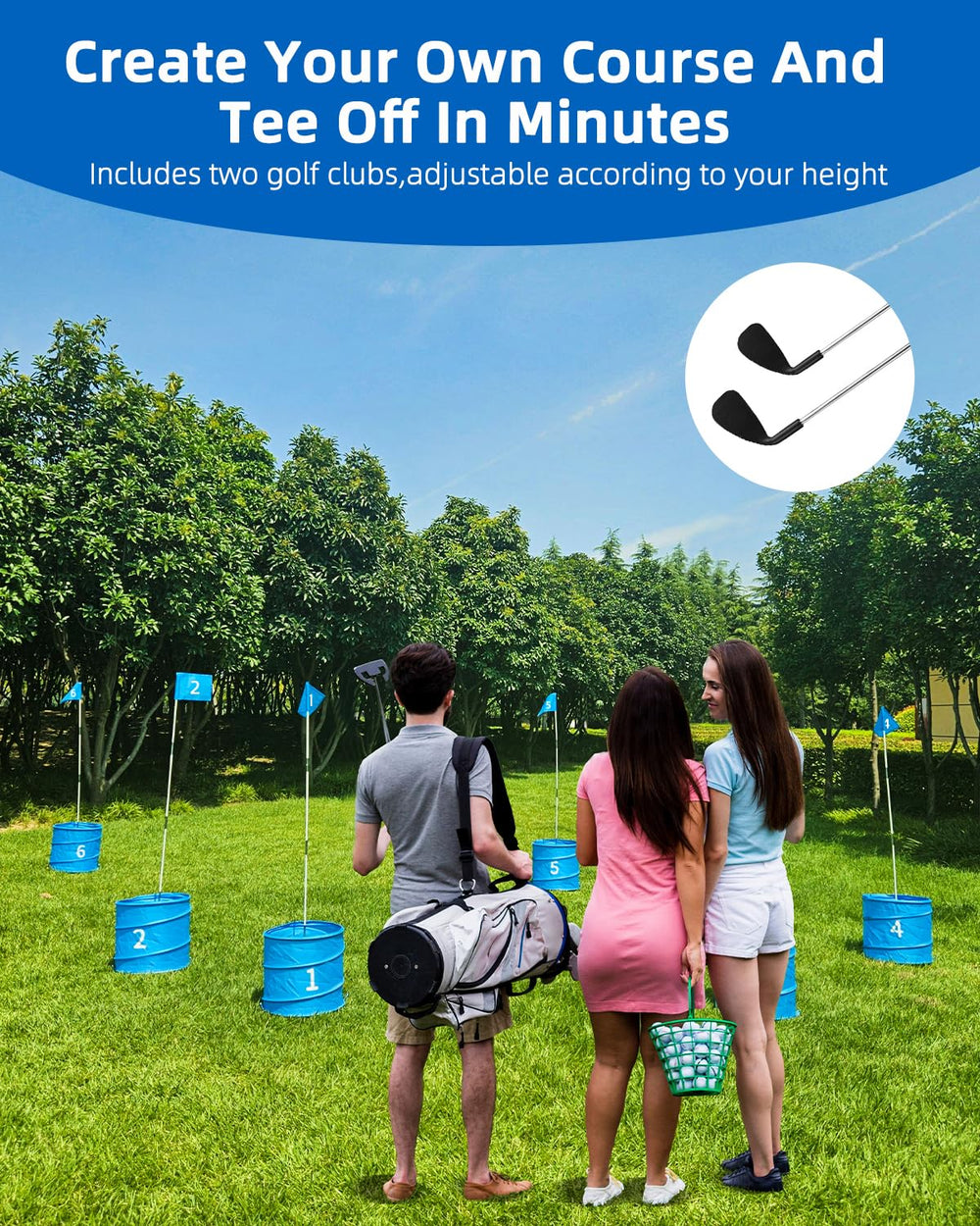 JIIFO golf game carry case – easy transport to outdoors.
