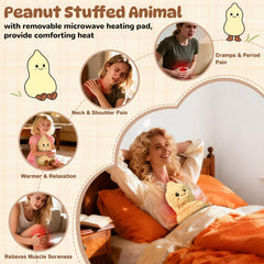 JILPAK weighted peanut plush design with hug-like pressure.
