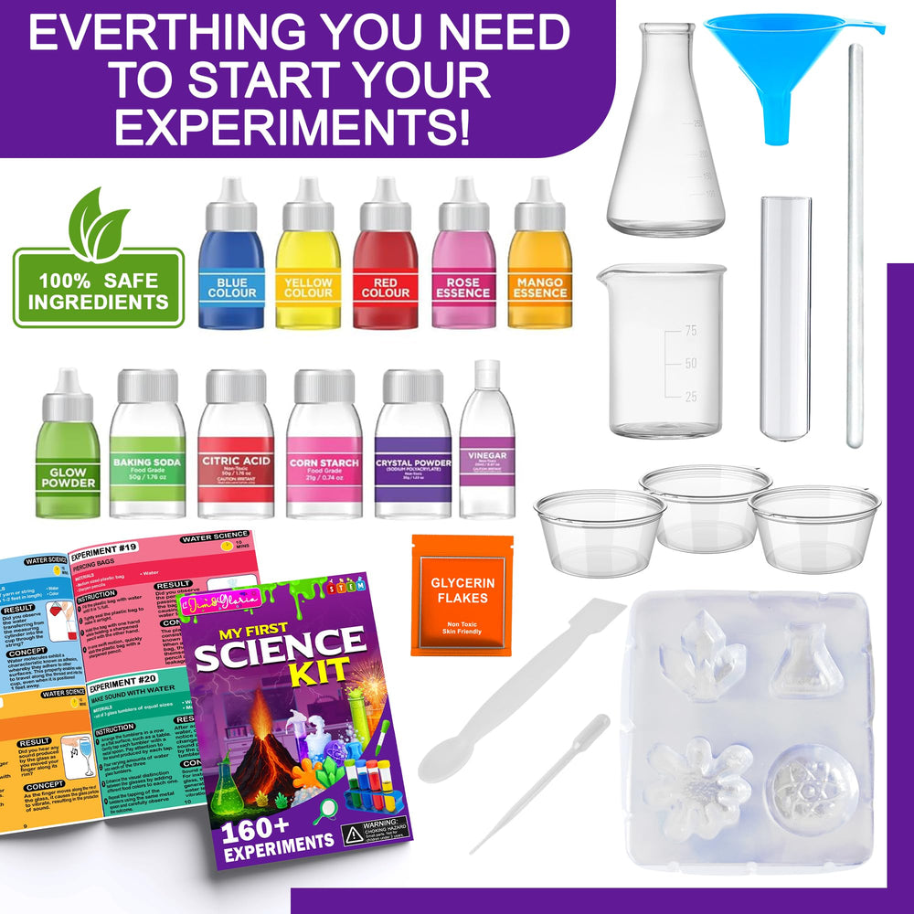 Jim&Gloria safe quality Materials showcases durable tools for reliable multi-use classroom-style experiments.