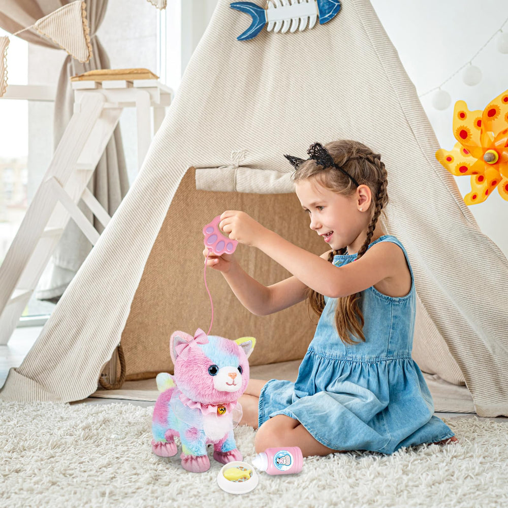 Jimate interactive cat accessories gift box enhances pretend play