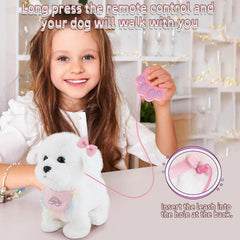 Jimate puppy remote-leash-walk enables guided movement indoors and outdoors