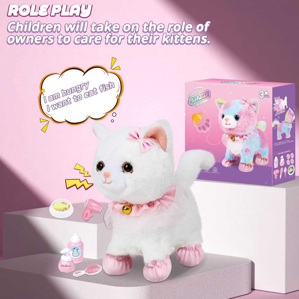 Jimate safe materials and soft fur provide gentle, durable play