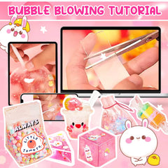Jimcii nano tape bubble kit easy setup prompts quick creative play