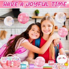 Family-friendly play session with the Jimcii Nano Tape Bubble Kit.