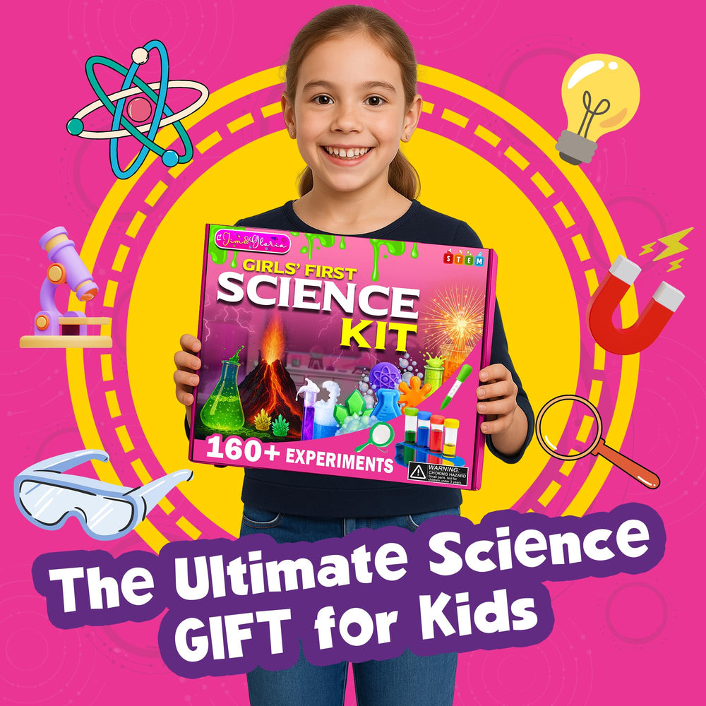 Jim&Gloria science kit safe materials with high-quality reusable components