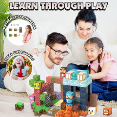 JIMI magnetic blocks colorful sensory play aids fine motor skills