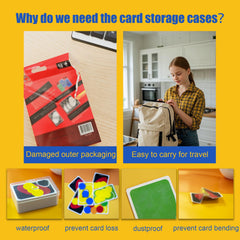 JINUPHION multiuse storage box suitable for cards, beads, and small parts.