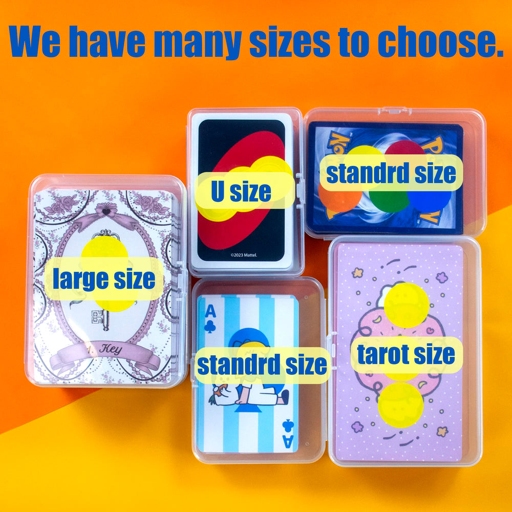 JINUPHION poker-bridge size box ideal for standard card decks.