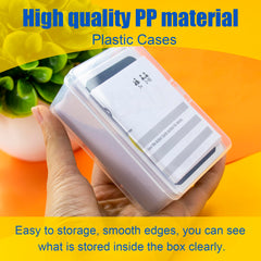 JINUPHION transparent storage box for quick card view.