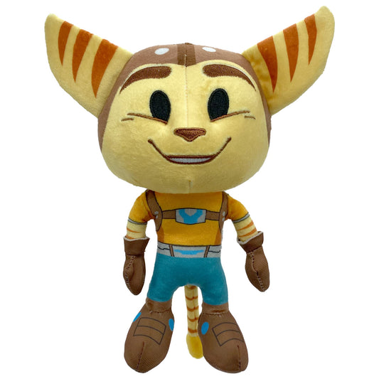 JINX Ratchet Rift Apart plush front view, soft and cuddly for bedtime play