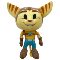 JINX Ratchet Rift Apart plush front view, soft and cuddly for bedtime play
