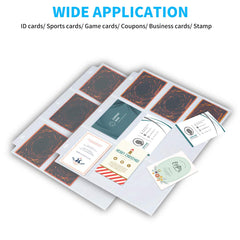 JIQEZNL nine-pocket pages maximize binder capacity and organization.